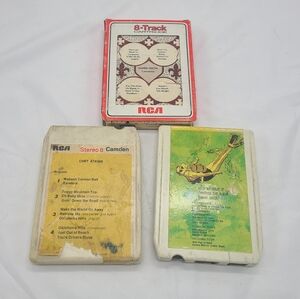 Vintage Country 8 Track Tapes Set Of 3